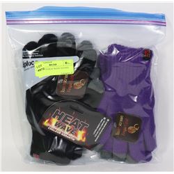 2PK LADIES HEAT WAVE GLOVES