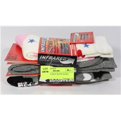 3PK LADIES HEAT WAVE SOCKS