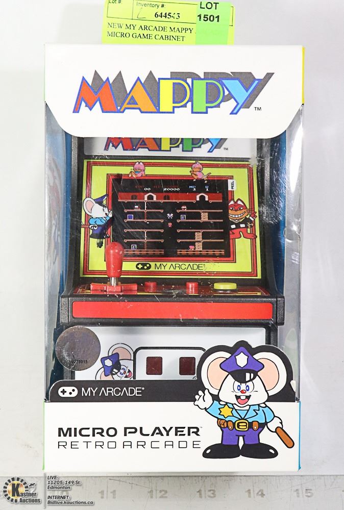 New My Arcade Mappy Arcade Micro Game Cabinet New My Arcade Mappy Arcade Micro Game Cabinet