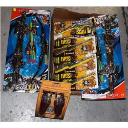 FLAT OF ASSORTED KIDS GUN/ WEAPON TOYS