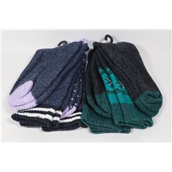 4PAIR OF LADIES  COZY PREMIUM SOCKS SIZE 4-10