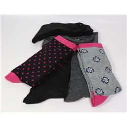 6PAIRS OF COMFY TOES SOCKS - SIZE 4 - 10