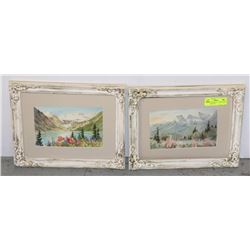 MARILYN KINSELLA  "LAKE LOUISE" AND "THREE SIST