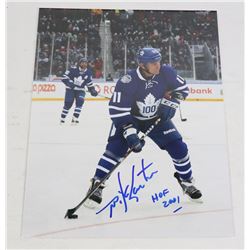 MIKE GARTNER TORONTO MAPLE LEAFS AUTOGRAPHED 8X10