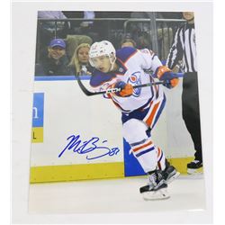 MATTHEW BENNING EDMONTON OILERS AUTOGRAPHED 8X10