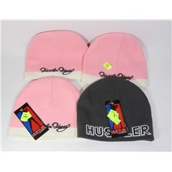 BUNDLE OF 4 NEW HUSTLER TOQUES