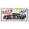 Image 1 : 1990 DALE EARNHARDT 4 TIME CHAMPION LICENSE PLATE