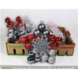 FLAT OF CHRISTMAS TREE BALLS