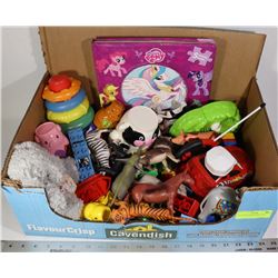 LOT OF ASSORTED BABY TOYS