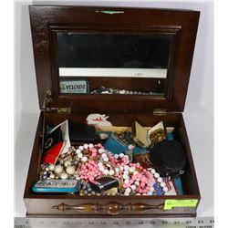 JEWELRY BOX WITH CONTENTS