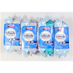 BUNDLE OF  COTTONELLE FLUSHABLE WIPES