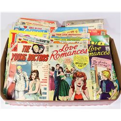 FLAT OF ROMANCE COMIC BOOKS