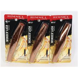 BUNDLE OF THREE REMMEL WONDER' LASH MASCARA