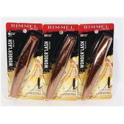 BUNDLE OF THREE REMMEL WONDER' LASH MASCARA