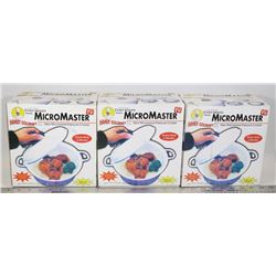 LOT OF 3 NEW MICRO MASTER NEW MICROWAVE PRESSURE