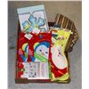 Image 1 : FLAT OF CHRISTMAS STOCKINGS AND OTHER DECORATIONS