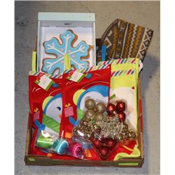 LARGE FLAT OF ASSORTED CHRISTMAS