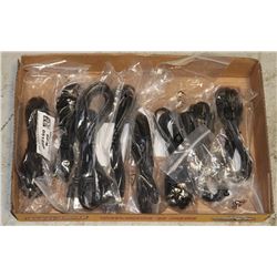 6 FOOT POWER CABLES LOT OF 8