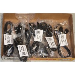 6 FOOT POWER CABLES LOT OF 8