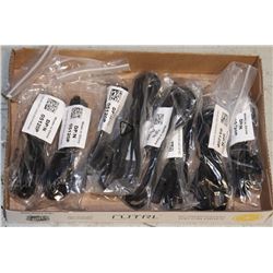 6 FOOT POWER CABLES LOT OF 8