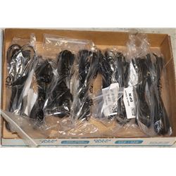 6 FOOT POWER CABLES LOT OF 8