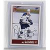 Image 1 : AL MACINNIS AUTOGRAPHED ST LOUIS BLUES HOCKEY CARD