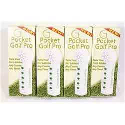 LOT OF 4 POCKET GOLF PRO RECORDERS