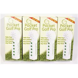 LOT OF 4 POCKET GOLF PRO RECORDERS