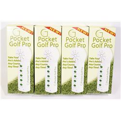 LOT OF 4 POCKET GOLF PRO RECORDERS