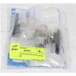 SWAGELOK STAINLESS STEEL BALL VALVE PAIR