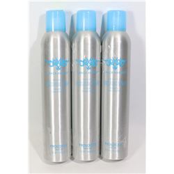 THREE CANS OF CRACK HAIR FIX FIRM HOLD FINISHING