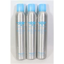 THREE CANS OF CRACK HAIR FIX FIRM HOLD FINISHING