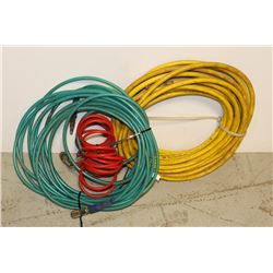 25' 1/4" CURLED RETRACTING HOSE, 25' 1/4 STRAIGHT