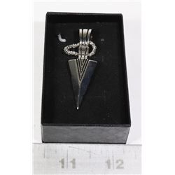 SILVER ALLOY ARROWHEAD PENDANT
