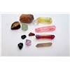 Image 1 : 2)  LOT OF 12 NATURAL HEALING STONES