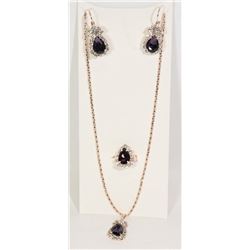 NEW EARRING, RING, NECKLACE SET