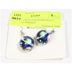 NEW GLOW IN THE DARK SPACE THEME EARRINGS