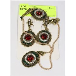 NEW NECKLACE, BRACELET, EARRING SET