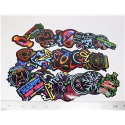 BAG OF ASSORTED CHRISTMAS THEME STICKERS