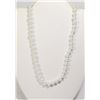 Image 1 : #19-IVORY SEA SHELL PEARL NECKLACE 8mm/15"