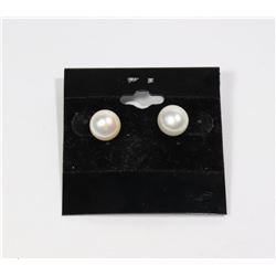 #92-FRESH WATER PEARL EARRINGS (9-10mm)