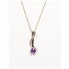 Image 1 : #141-AMETHYST NECKLACE/PENDANT