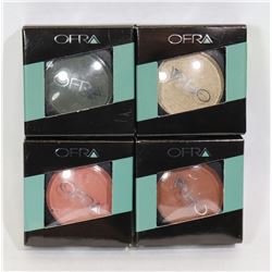 FOUR OFRA EYE SHADOW (COLOURS IN PICTURE)
