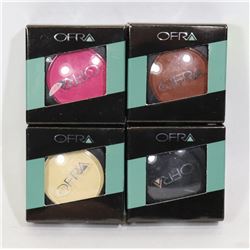 FOUR OFRA EYE SHADOW (COLOURS IN PICTURE)