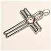 Image 2 : SILVER AMETHYST CROSS PENDANT