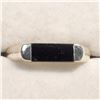 Image 1 : SILVER ONYX RING