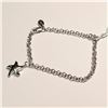 Image 2 : SILVER CUBIC ZIRCONIA  BRACELET (~LENGTH 7.5CM)