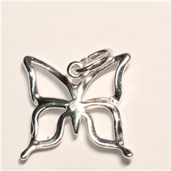 SILVER BUTTERFLY STYLE PENDANT