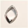 Image 1 : SILVER SMALL DIAMOND  PENDANT