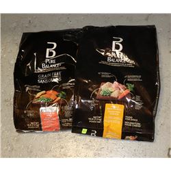TWO BAGS OF PURE BALANCE DOG FOOD